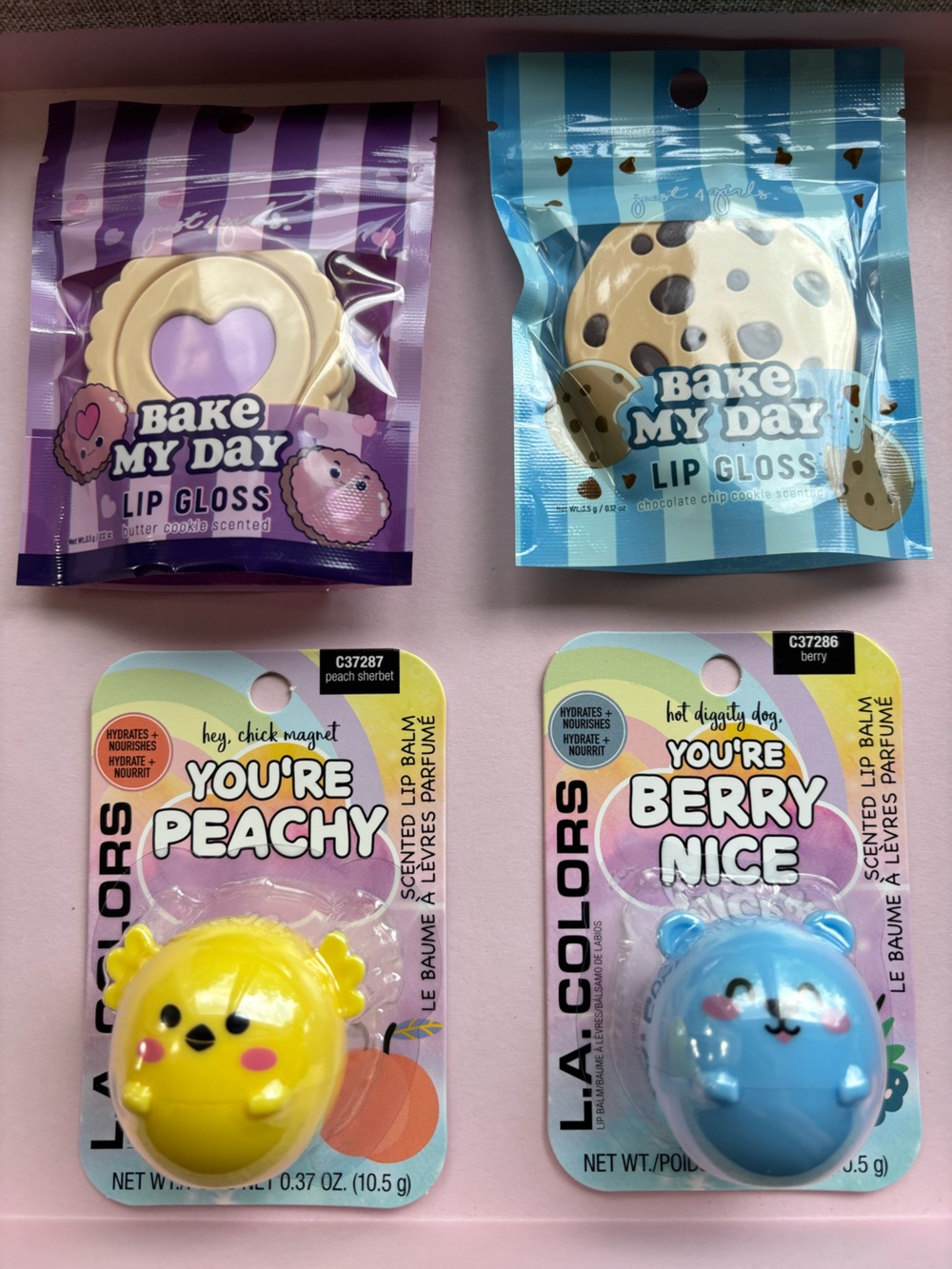 L.A. Colors Berry Nice Blue Bear Scented Lip Balm